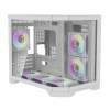 Computer Case Darkflash FT418 White with 6 ARGB Fans (6926170048342)