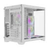 Computer Case Darkflash FT418 White with 6 ARGB Fans (6926170048342)