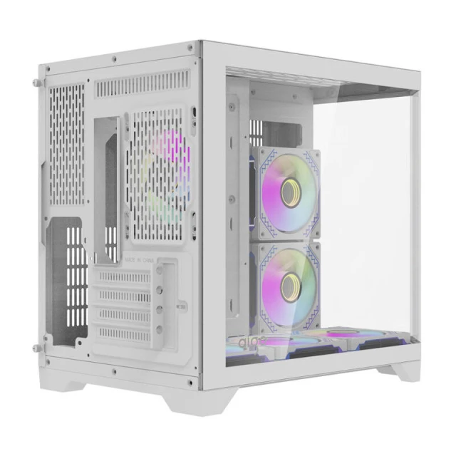 Computer Case Darkflash FT418 White with 6 ARGB Fans (6926170048342)