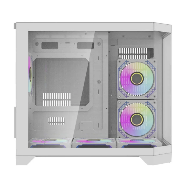 Computer Case Darkflash FT418 White with 6 ARGB Fans (6926170048342)