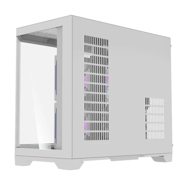 Computer Case Darkflash FT418 White with 6 ARGB Fans (6926170048342)