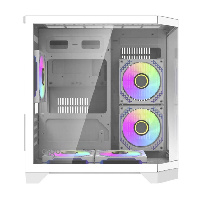 Корпус комп'ютерний Darkflash FT350 + 5 вентиляторів ARGB White