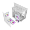Корпус комп'ютерний Darkflash FT350 + 5 вентиляторів ARGB White