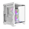 Корпус комп'ютерний Darkflash FT350 + 5 вентиляторів ARGB White
