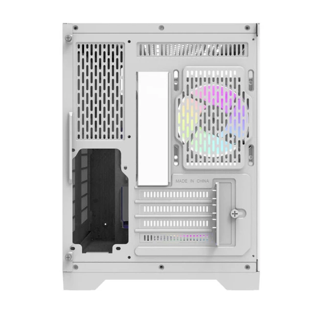 Корпус комп'ютерний Darkflash FT350 + 5 вентиляторів ARGB White