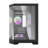 Корпус комп'ютерний Darkflash FT350 + 5 вентиляторів ARGB Black
