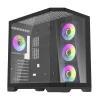 Корпус компьютерный Darkflash FT418 Pro Black + 7 вентиляторов ARGB (FT418 PRO Black)