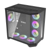 Корпус компьютерный Darkflash FT418 Pro Black + 7 вентиляторов ARGB (FT418 PRO Black)