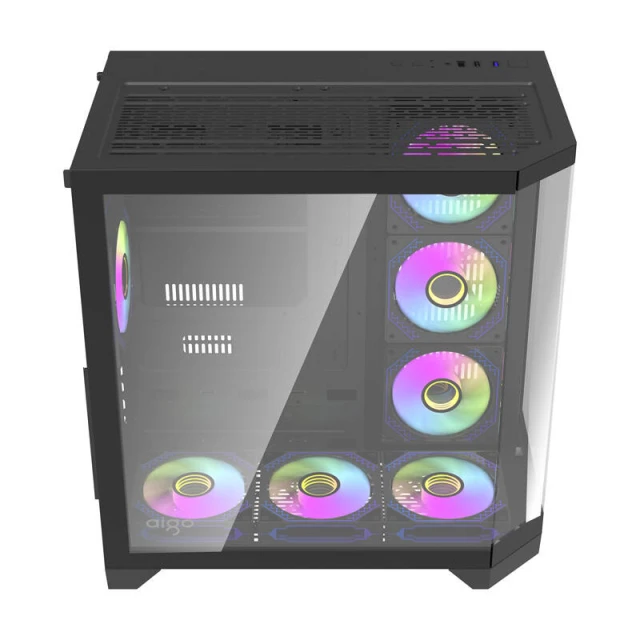Корпус компьютерный Darkflash FT418 Pro Black + 7 вентиляторов ARGB (FT418 PRO Black)