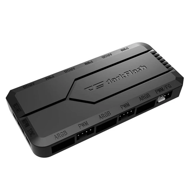 Контроллер вентиляторов Darkflash RC2 ARGB/PWM Black (6926170086948)