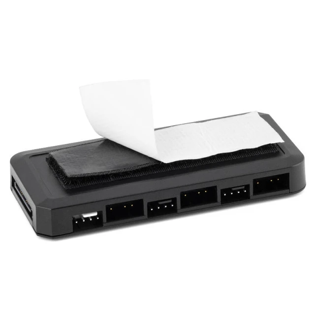 Контроллер вентиляторов Darkflash RC2 ARGB/PWM Black (6926170086948)
