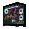 Корпус компьютерный Darkflash C218M + 6 вентиляторов ARGB Black