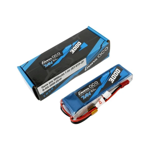 Акумулятор Gens Ace 3000 mAh 7.4V 2S1P LiPo (GEA30002STXJ)