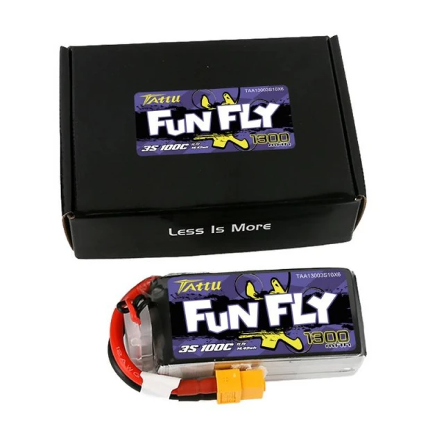 Аккумулятор Tattu Funfly 1300mAh 11,1V 3S1P (TAA13003S10X6)