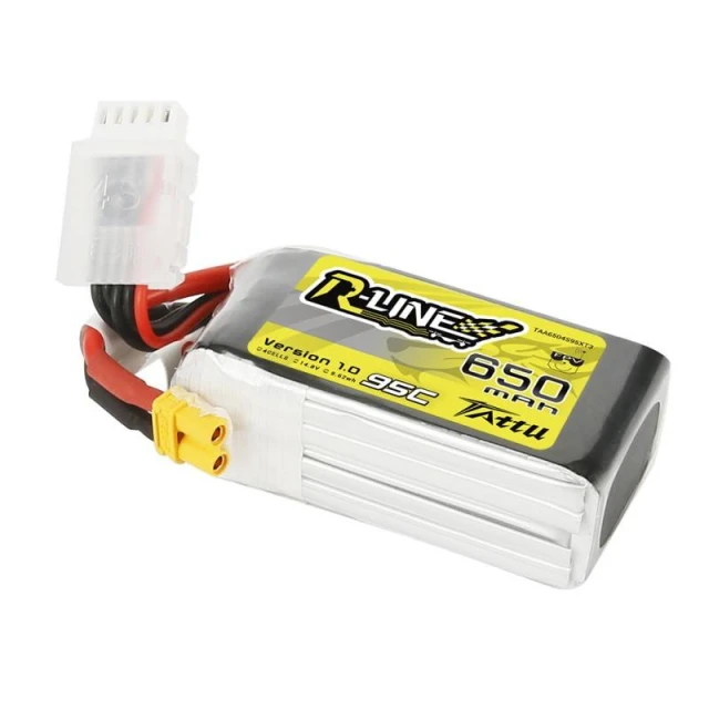 Акумулятор Tattu R-Line 650mAh 14.8V 95C 4S1P XT30 (TAA6504S95XT3)