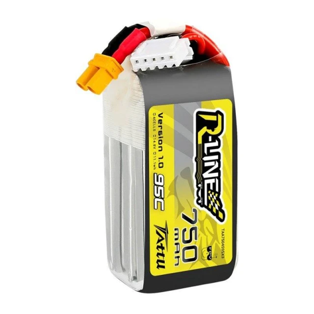 Акумулятор Tattu R-Line 750mAh 14.8V 95C 4S1P XT30 (TAA7504S95X3)