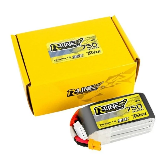 Акумулятор Tattu R-Line 750mAh 14.8V 95C 4S1P XT30 (TAA7504S95X3)
