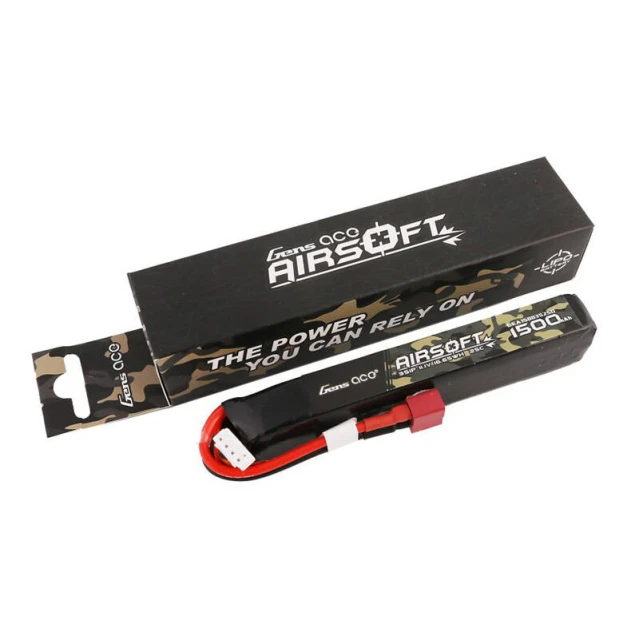 Акумулятор Gens ace 1500mAh 11.1V 3S1P LiPo T-Plug (GEA15003S25D)