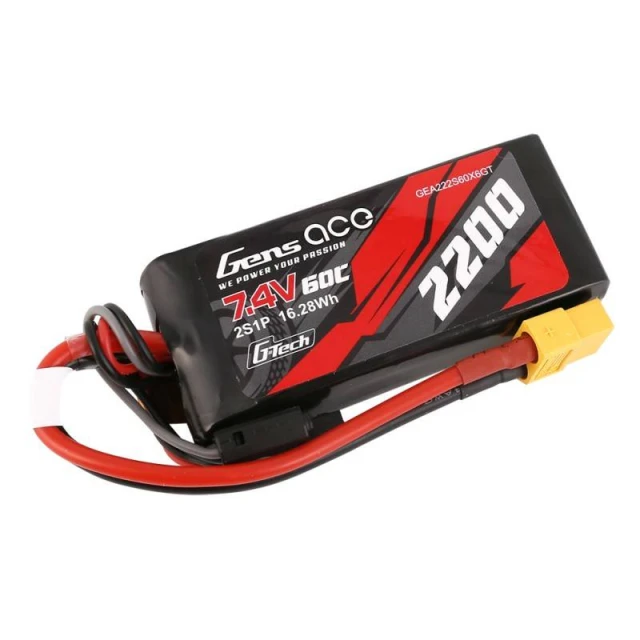 Акумулятор Gens Ace G-Tech 2200mAh 7,4V XT60 (GEA222S60X6GT)