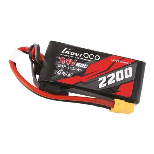 Акумулятор Gens Ace G-Tech 2200mAh 7,4V XT60 (GEA222S60X6GT)
