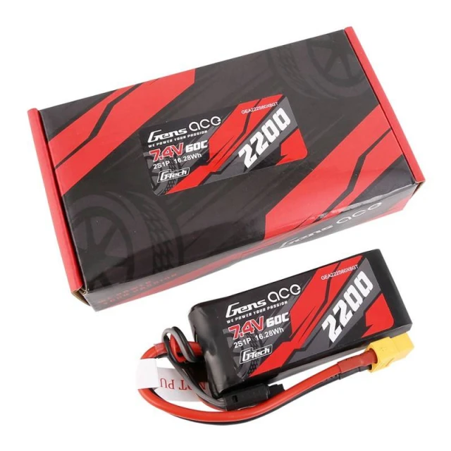 Акумулятор Gens Ace G-Tech 2200mAh 7,4V XT60 (GEA222S60X6GT)