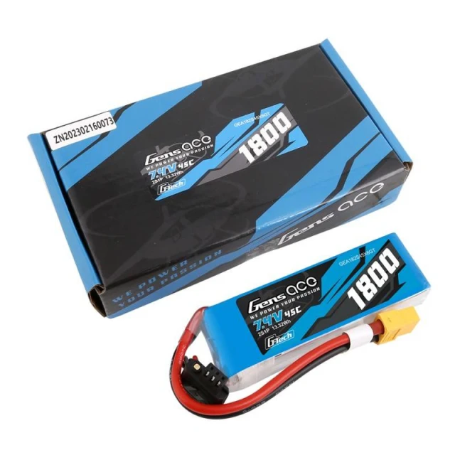 Акумулятор Gens Ace G-Tech 1800mAh 7,4V XT60 (GEA182S45X6GT)