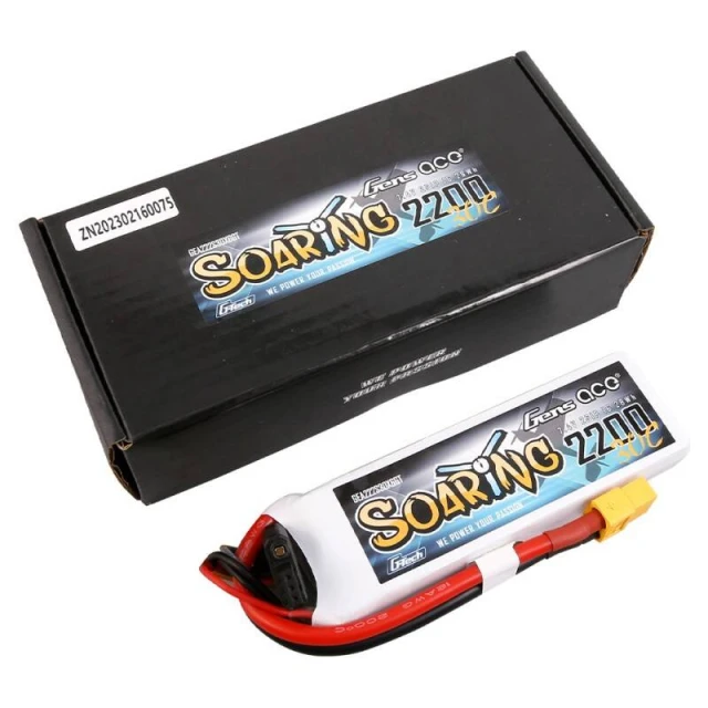 Акумулятор Gens Ace G-Tech Soaring 2200mAh 7.4V 30C 2S1P XT60 (GEA222S30X6GT)