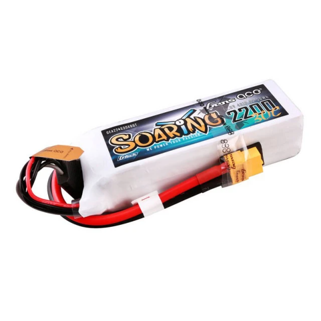 Акумулятор Gens Ace G-Tech Soaring 2200mAh 14,8V 4S1P XT60 (GEA224S30X6GT)