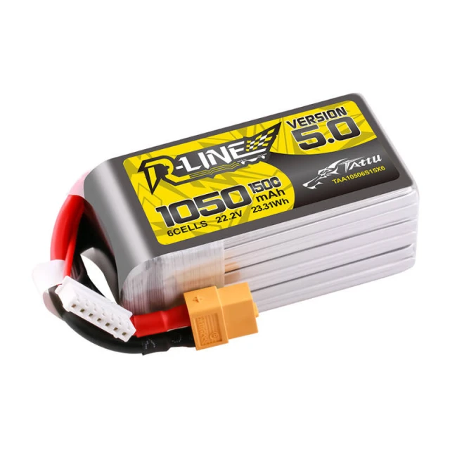 Акумулятор Tattu R-Line 5.0 1050mAh 22,2V XT60 (TAA10506S15X6)
