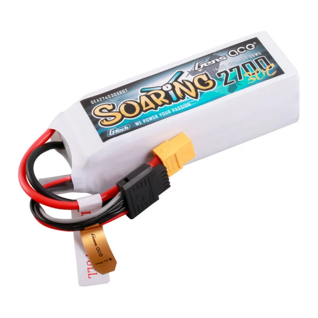 Акумулятор Gens Ace G-Tech Soaring 2700mAh 14.8V 30C 4S1P XT60 (GEA274S30X6GT)