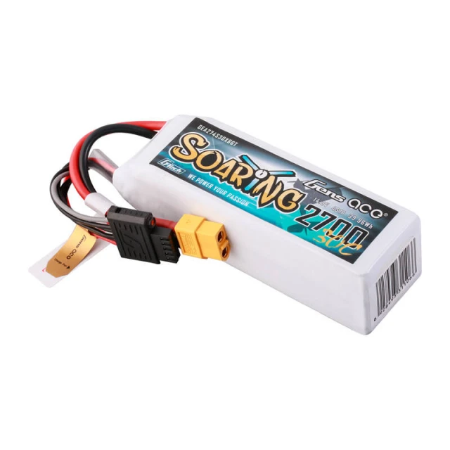 Акумулятор Gens Ace G-Tech Soaring 2700mAh 14.8V 30C 4S1P XT60 (GEA274S30X6GT)