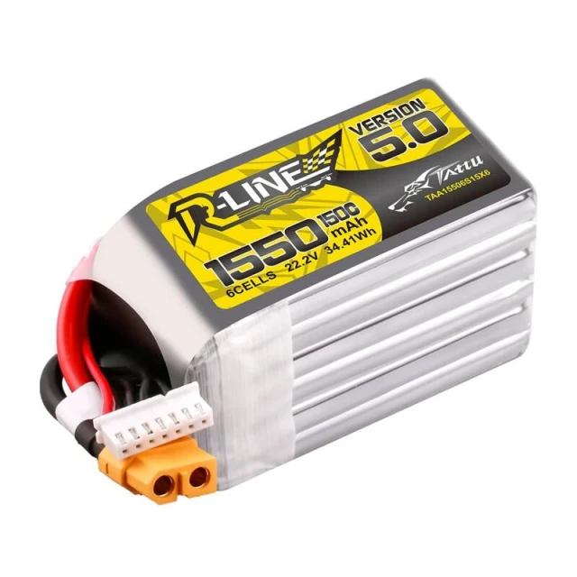 Акумулятор Tattu R-Line 5.0 1550mAh 22,2V XT60 (TAA15506S15X6)