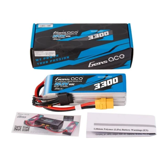 Акумулятор Gens Ace G-Tech 3300mAh 22,2V XT90 (GEA336S60X9GT)