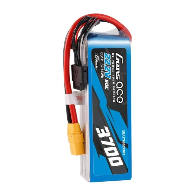 Аккумулятор Gens Ace G-Tech 3700mAh 22.2V 6S1P XT90 (GEA376S60X9GT)