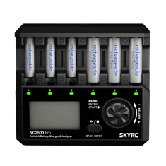 Зарядний пристрій SkyRC NC2500 Pro AA/AAA 6-слотовий (SK-100185-01)