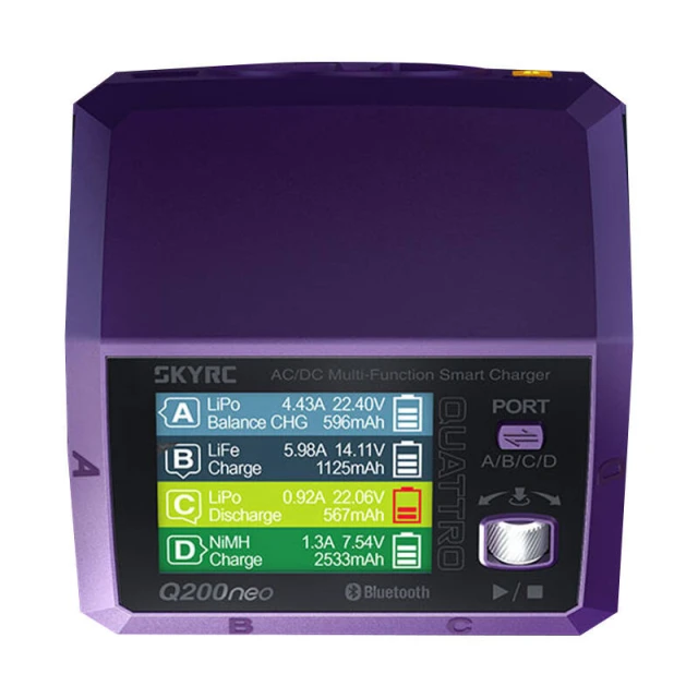 Зарядное устройство SkyRC Q200neo 4-канальное 400W (SK-100197-01)