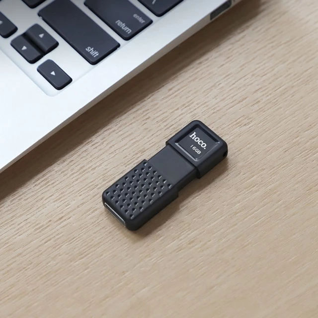 Флеш-накопичувач Hoco UD6 8GB USB 2.0 Black (6931474700087)