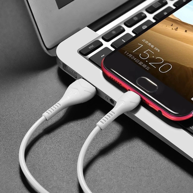 Кабель Hoco X37 USB A to Micro USB 1 m White (6931474710505)