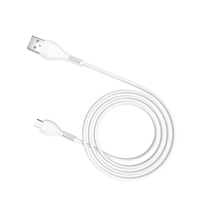 Кабель Hoco X37 USB A to Micro USB 1 m White (6931474710505)