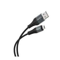 Кабель Hoco X38 USB-A to Lightning 2.4A 1m Black (6931474710529)