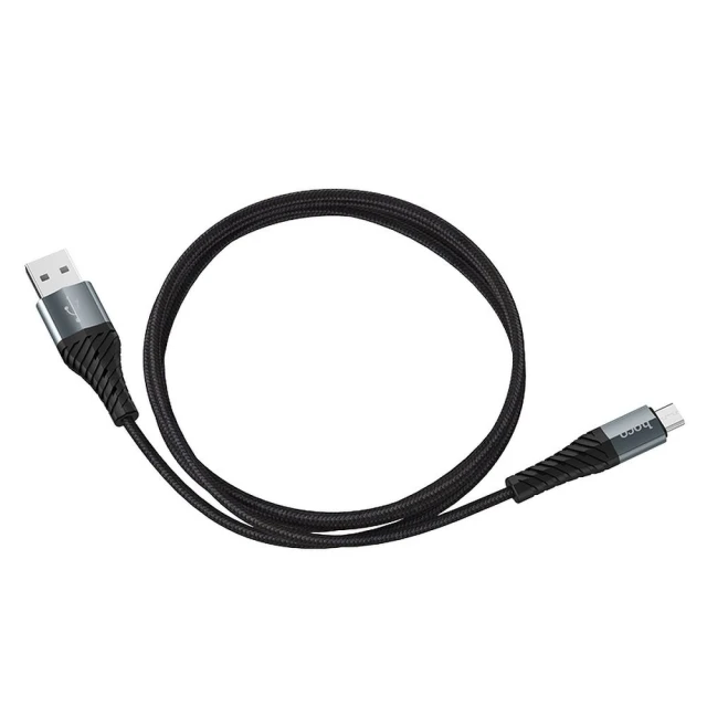 Кабель Hoco X38 USB-A to Micro USB 2.4A 1m Black (6931474710543)