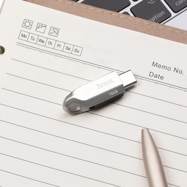 USB-флешка Hoco UD8 16GB USB 3.0 Silver (6931474713384)