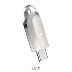 USB-флешка Hoco UD8 16GB USB 3.0 Silver (6931474713384)