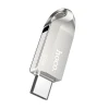 Флешка Hoco UD8 32GB USB 3.0 USB A + USB C Silver (6931474713391)
