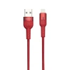 Кабель Borofone Starlight USB to Lightning 1.2m Red (BFO-BU17-L-R)