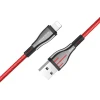 Кабель Borofone Highway USB to Lightning 1.2m Black/Red (BFO-BU23-L-BR)