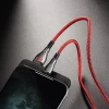 Кабель Borofone Highway USB to Lightning 1.2m Black/Red (BFO-BU23-L-BR)