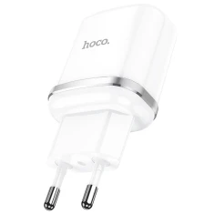 Мережевий зарядний пристрій Hoco N3 USB A QC3.0 3A 18W White (6931474729354)