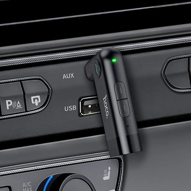 Ресивер автомобільний Hoco E53 Bluetooth AUX Black (6931474729750)