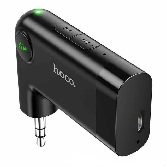 Ресивер автомобільний Hoco E53 Bluetooth AUX Black (6931474729750)